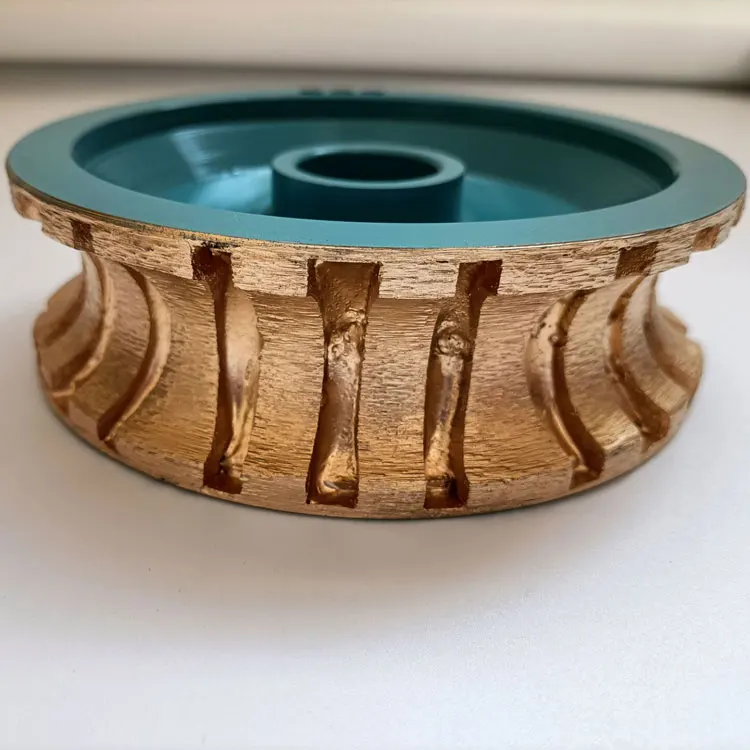 Diamond Sintered edge grinding polishing profile wheel miller cutter for granite stone edge grinding polishing profile