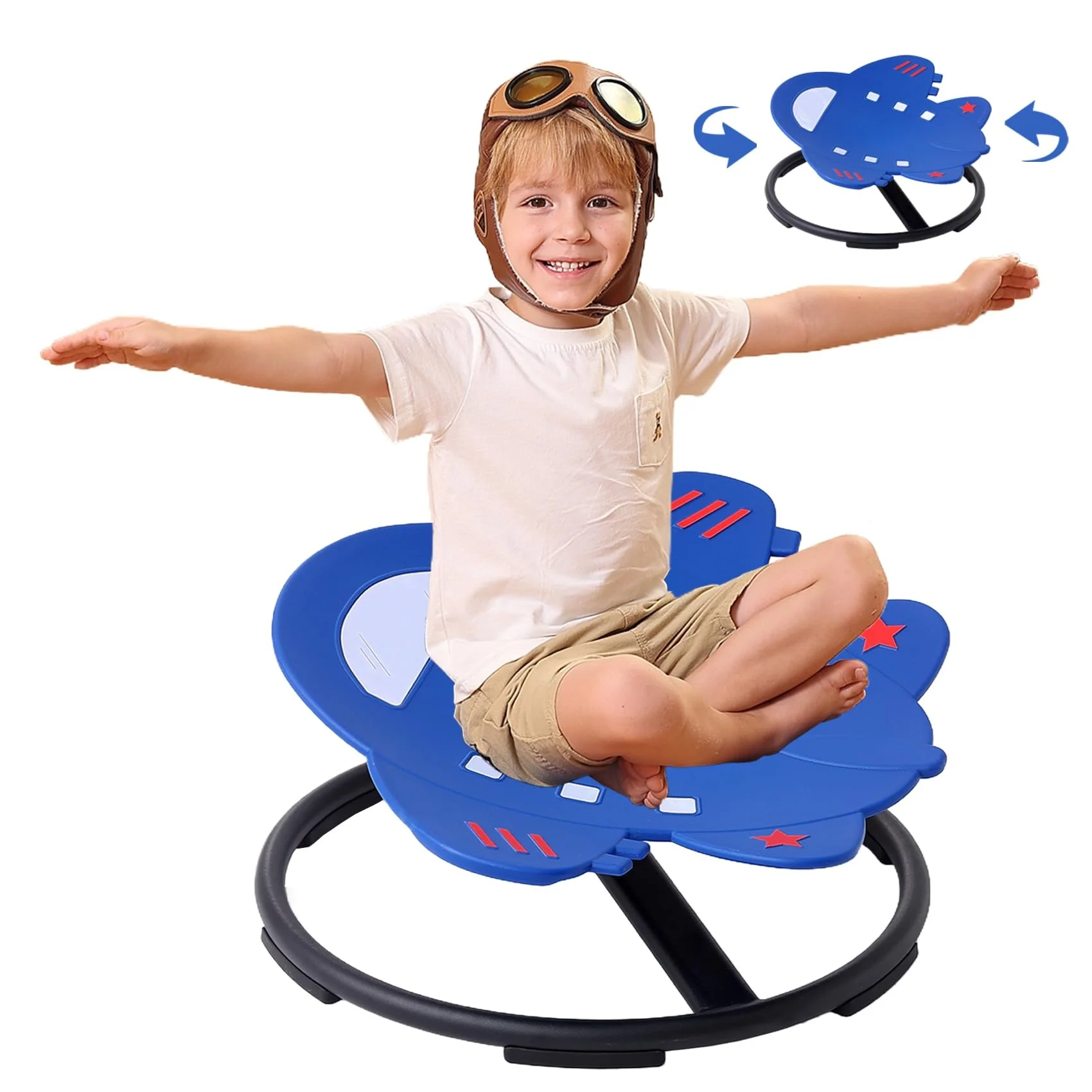 Educational Toys Kids Swivel Chair Training Body Coordination Autism Sensory Products Sit and Spin Sensory Chair for Toddlers