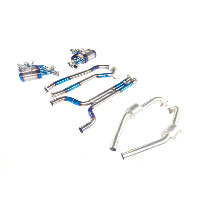 High Quality Titanium Exhaust Valvetronic Exhaust Catback System For Ferrari 458