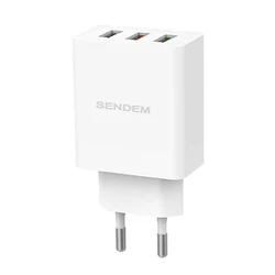 Лидер продаж надежное Сетевое зарядное устройство с 3 USB-портами 4 8 А и вилкой европейского стандарта в