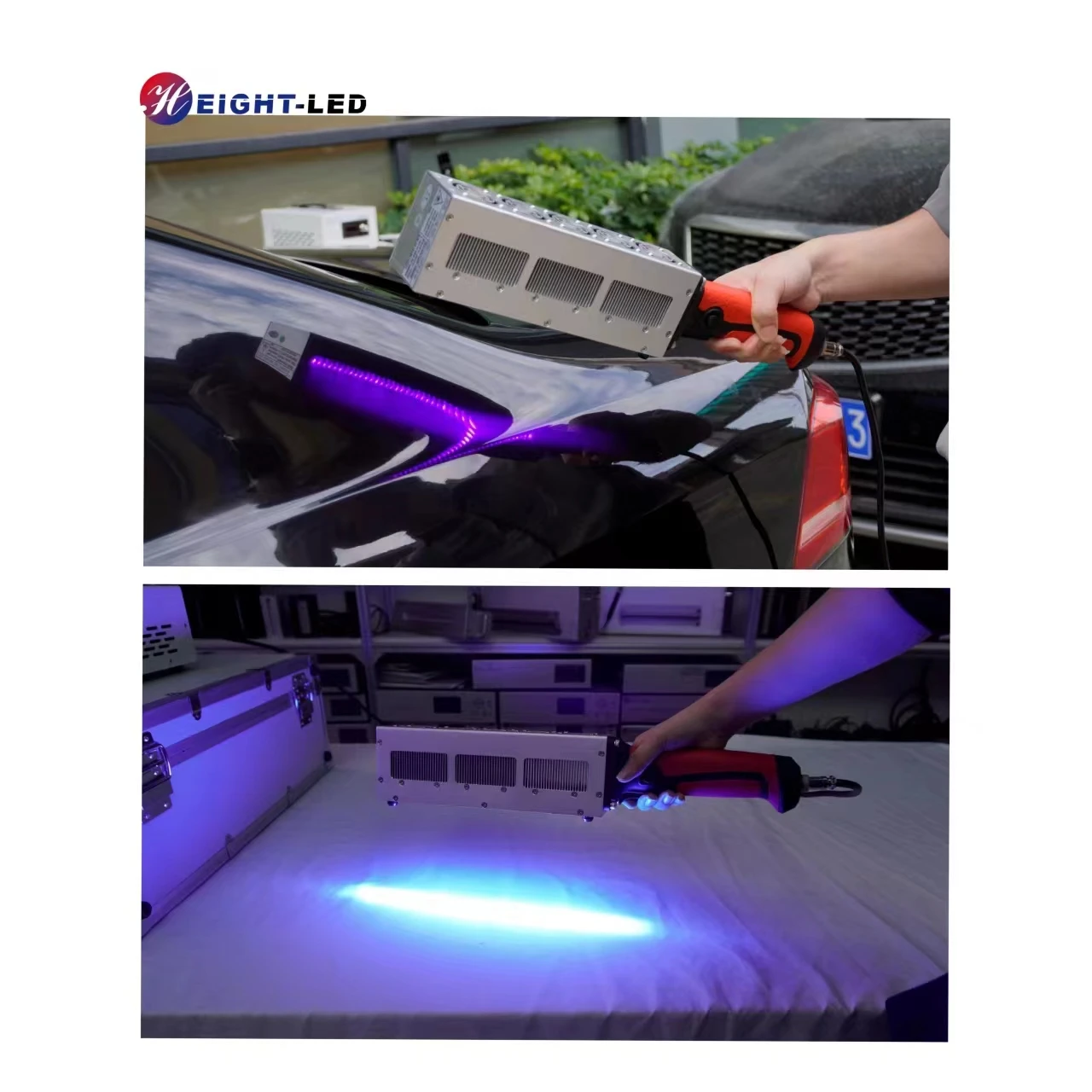 Factory Price 365nm 395nm Hand-held UV LED Curing Lamp for Luxury Car Paint Repair and Curing
