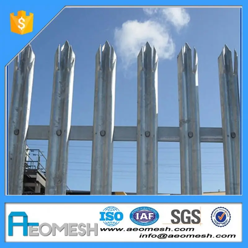 AEOMESH September EXPO Iron Steel Palisade Fence For Home and Garden Factory customization