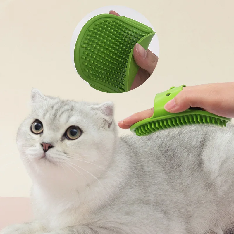 Pet Bath Brush Comb Shampoo Washing Grooming Cleaning Brush for Dogs and Cats