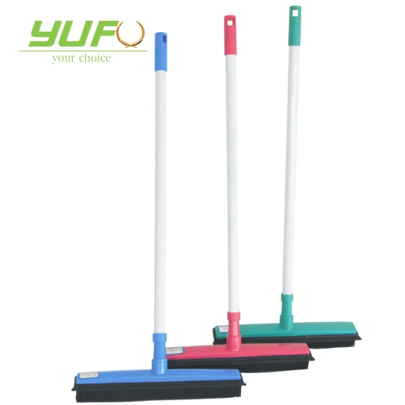 Hot selling floor cleaning stick soft rubber home indoor floor clean broom