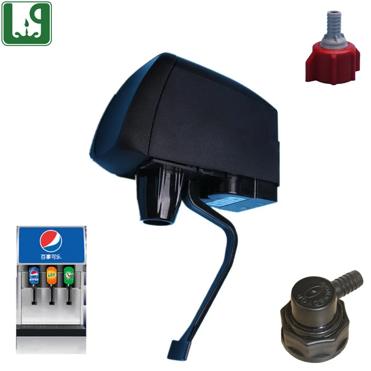 Low price carbonated beverage dispensing valve for fountain soda machine