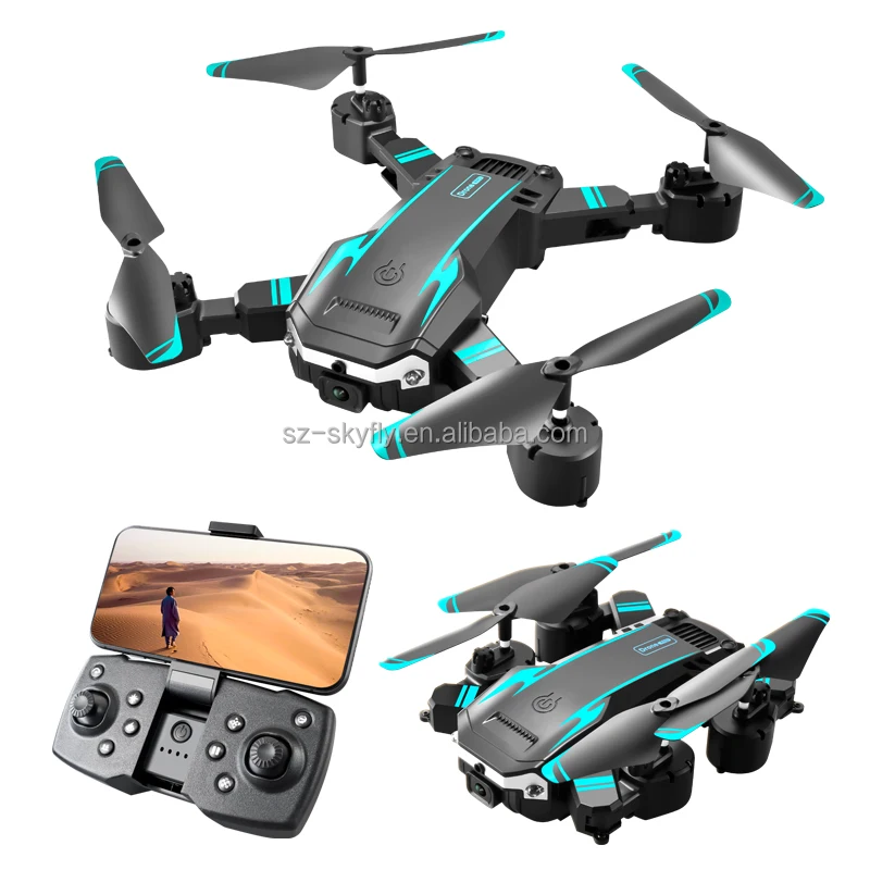 2023 JHD S6 Mini WiFi FPV with 4K HD Dual Camera Altitude Hold Mode Foldable RC Drone Quadcopter video with high quality VS E88