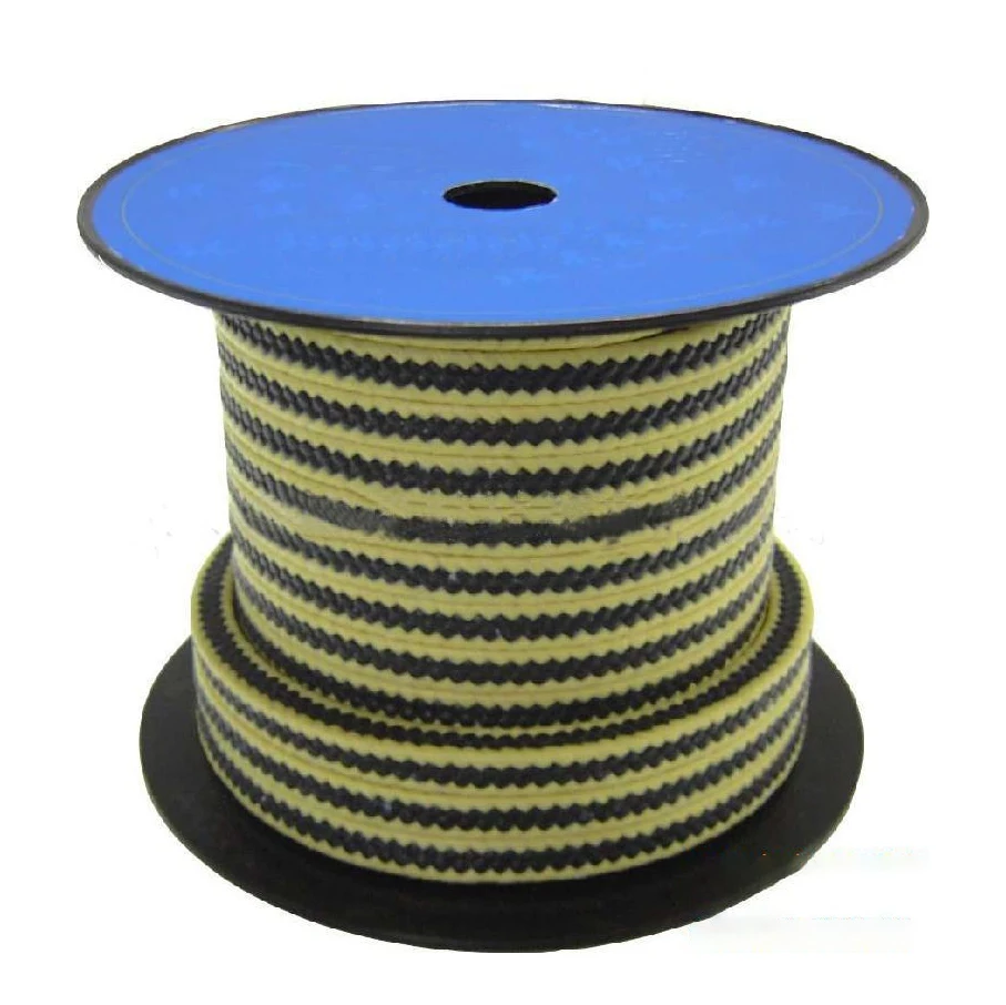 Factory Custom Graphite Carbon Fiber Filled Ptfe Braided Packing Mechanical Processing Seal PTFE Graphite Gland Packing