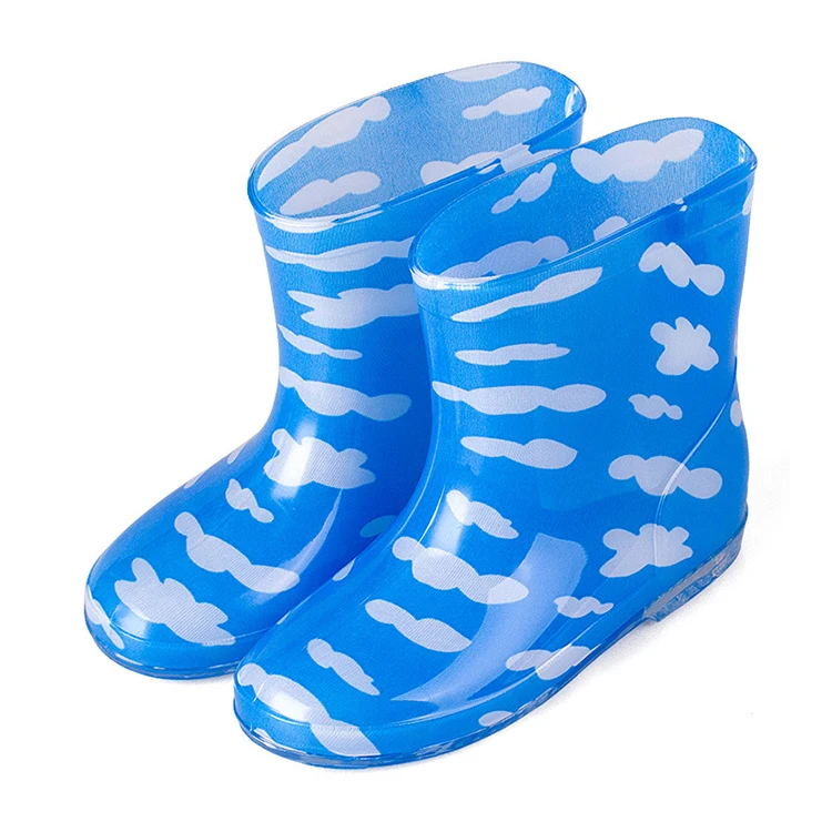 Японские детские дождевые ботинки, Нескользящие Детские дождевые ботинки, Всесезонная водонепроницаемая обувь, нескользящая детская дождевая обувь