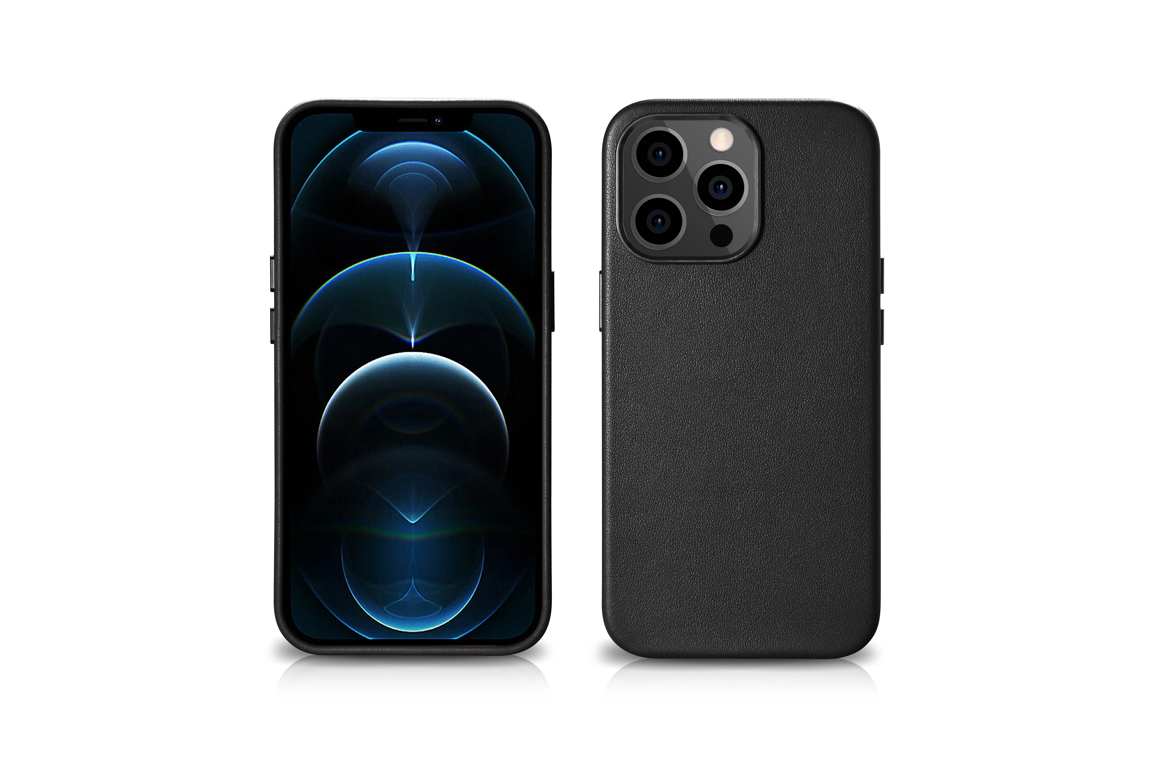 2021 New Cellphone Protective Case Genuine Leather Mobile Phone Back Cover Case for iPhone 13 Mini