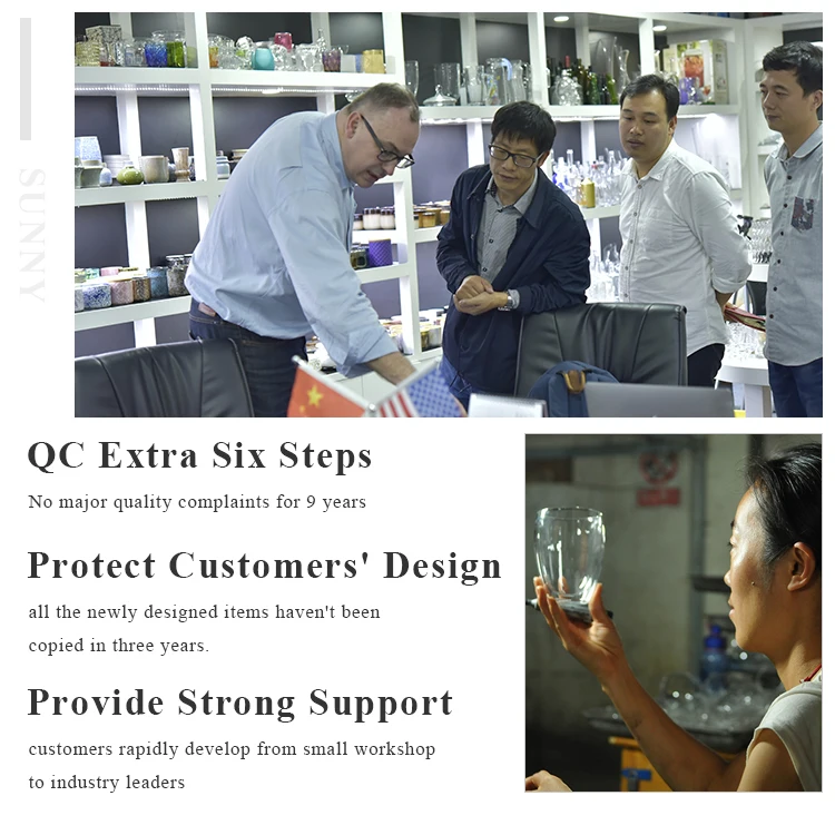 Контейнер для стеклянных свечей со стеклянной крышкой 12 унций