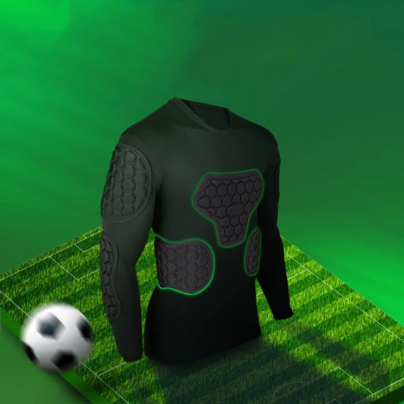 Authentic Black Custom Youth Soccer Football Training Keeper Wears Goalie Uniform Soccer Jersey Main Suit