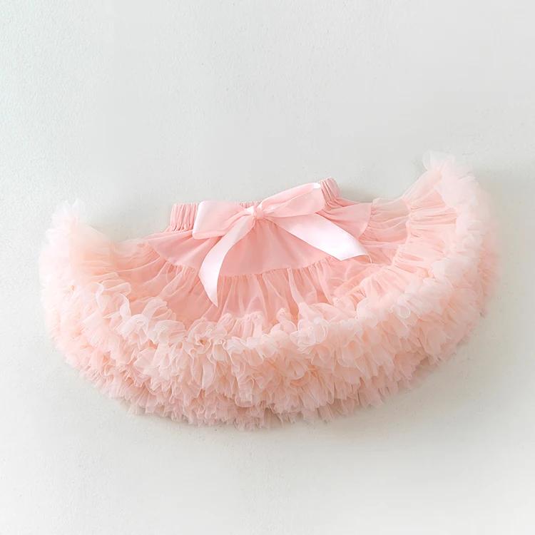 Fashion Kids girl short skirt tutu skirt baby pleated princess rainbow or solid ballet tutu skirts for girls kids