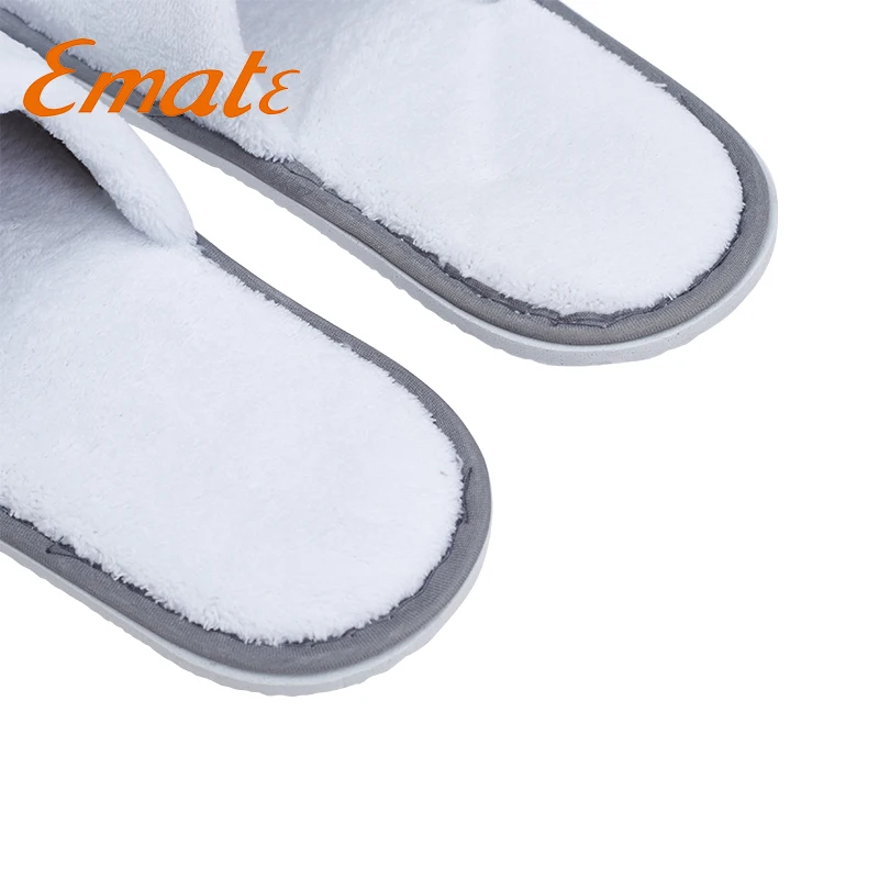 Luxury coral fleece disposable slippers for hotel