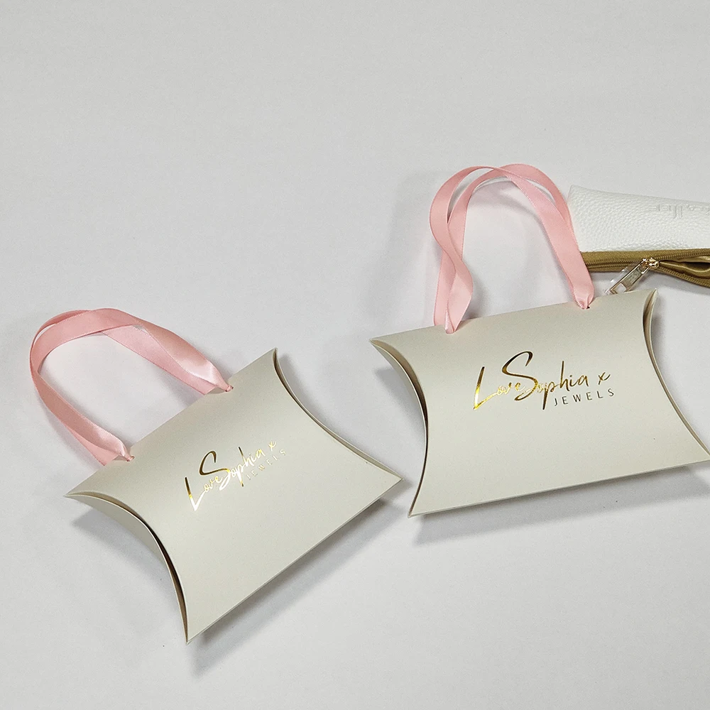 Custom Luxury Logo Gift Necklace Packaging Paper Tray with Sponge Liner for Jewelry and Pillow Boxes