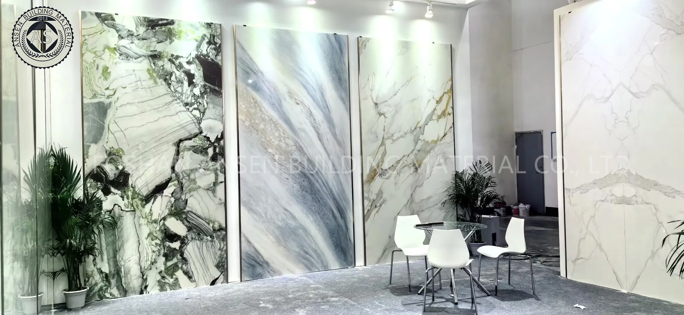 Calacatta large quartz stone white quartz engineered stone 20 mm thickness artificial quartz stone