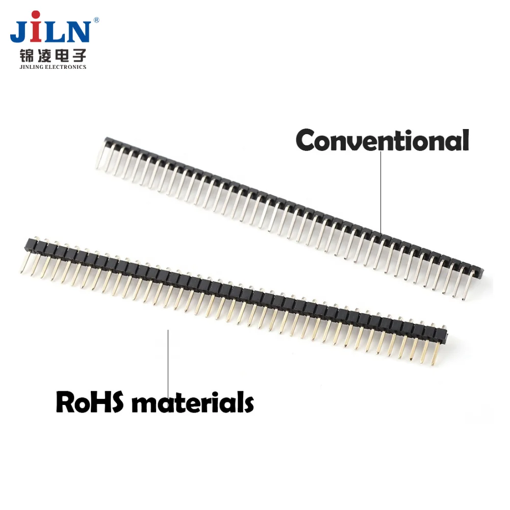 JiLN 2.0mm pin header 6 pin connector with smt cover right angle