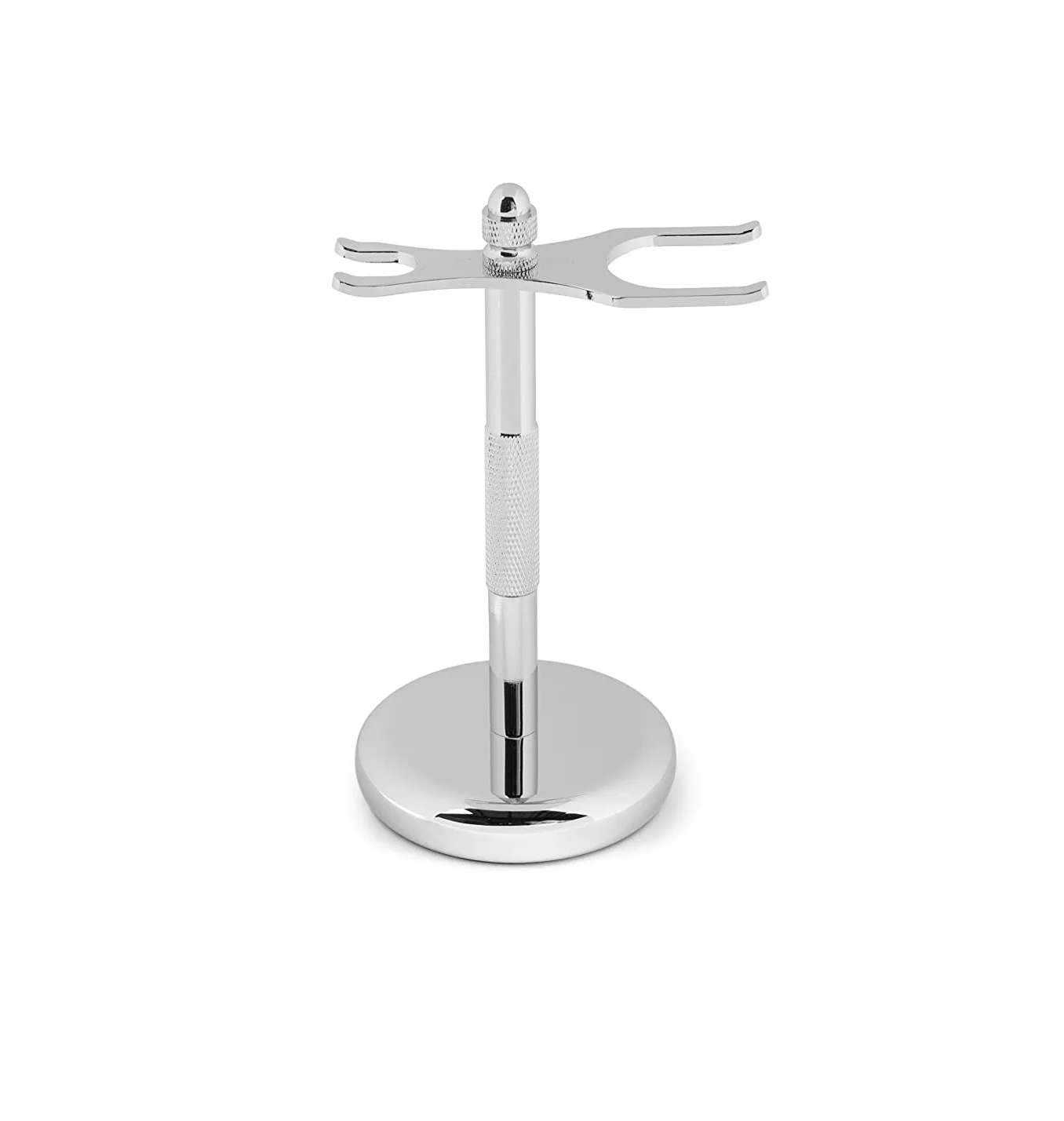 
Perfecto Deluxe Chrome Razor and Brush Stand - The Best Safety Razor Stand. This Will Prolong The Life of Your Shaving Brush 