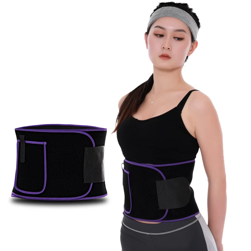 Оптовая продажа, неопреновый регулируемый пояс для похудения, пояс для пота, поясничные ремни, потеря веса, индивидуальный логотип, индивидуальный цвет, 150 г