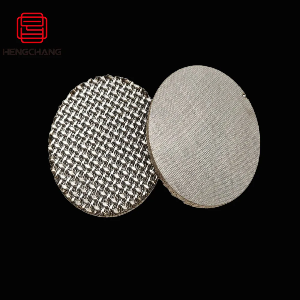 Custom zirconia sintered metal sintered slab reusable stainless steel filter discs