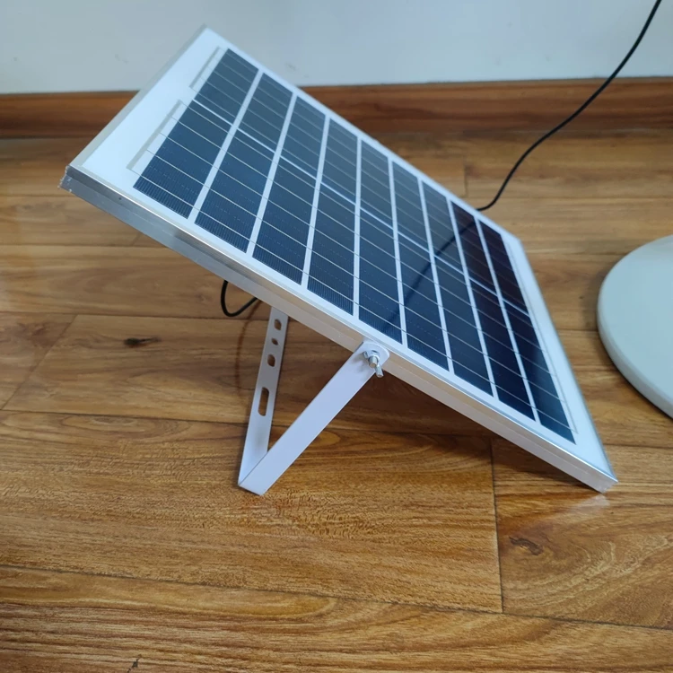 Solar Panel Output Usb Led Lights Battery Remote Control Solar Rechargeable Fan