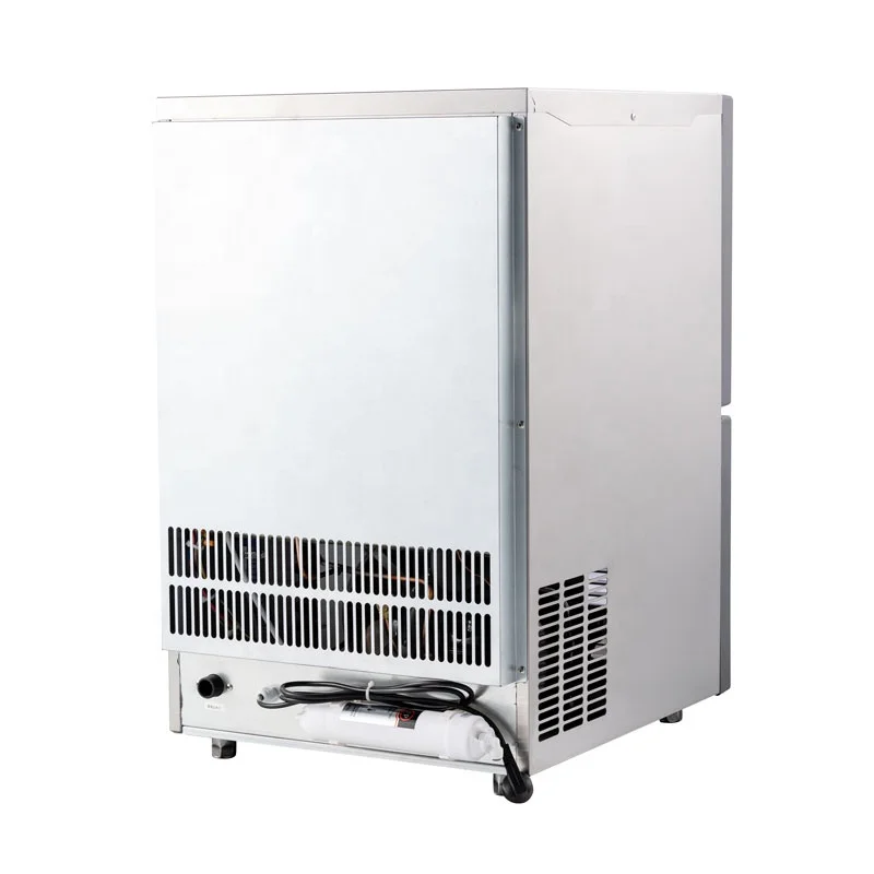 Yowon ice machine model XD-260 for sale capacity 120kg/24h thickness adjustable ice cube maker, snack machine for sale
