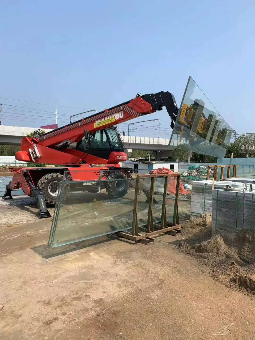 400KG/600KG/800KG Glass Robot Lifter/Glass Lifter Trolley