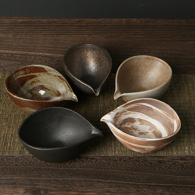 Оптовая продажа грубая керамическая чаша маття японский чайный набор для приготовления ручной работы 180 мл с нориком