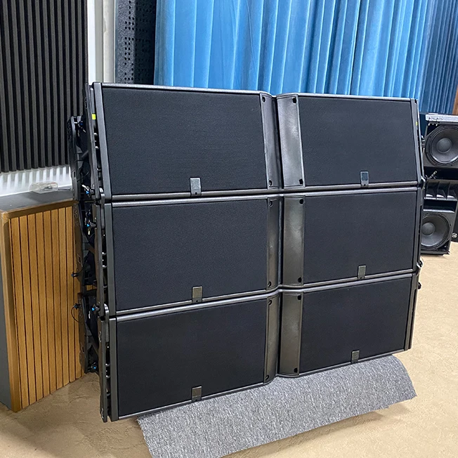 Dual 12 Inch Three way  Pro Audio Passive Line Array speaker Indoor And Outdoor Stadium Sound Equipment