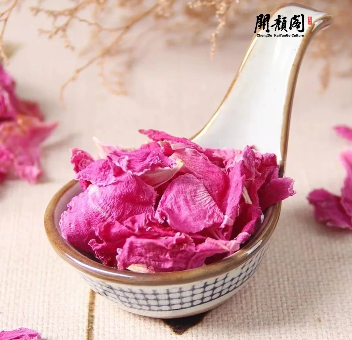 KAIYANGE OEM Factory Supply Good Quality Hot Selling Mu Dan China Blooming Dried Pink Peony Fragrant Flower Petals  Herbal Tea