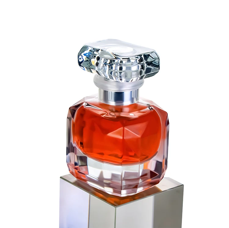 perfume cap transparent glass cap for perfume bottle