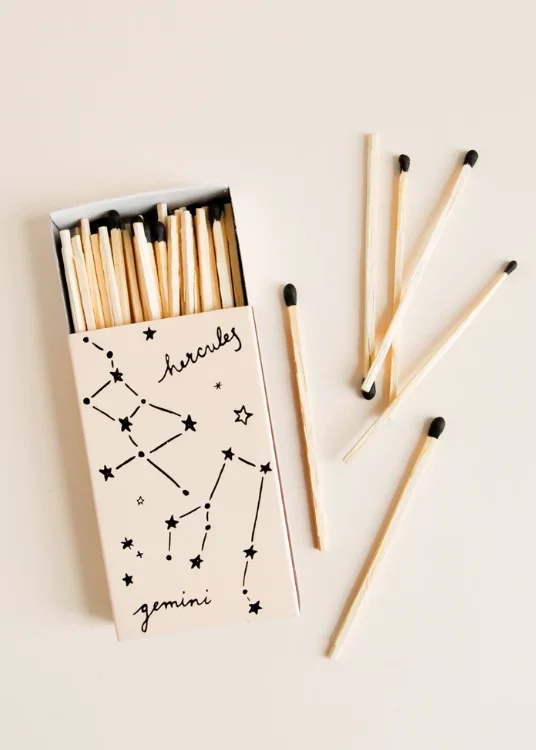 High Quality Black Stick Custom small Box Safety Matches For Candle