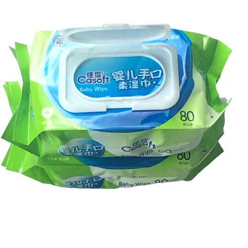 Factory Price Waterwipes Sensitive Baby Wipe Biodegradable unscented organic nonwoven baby wet wipe