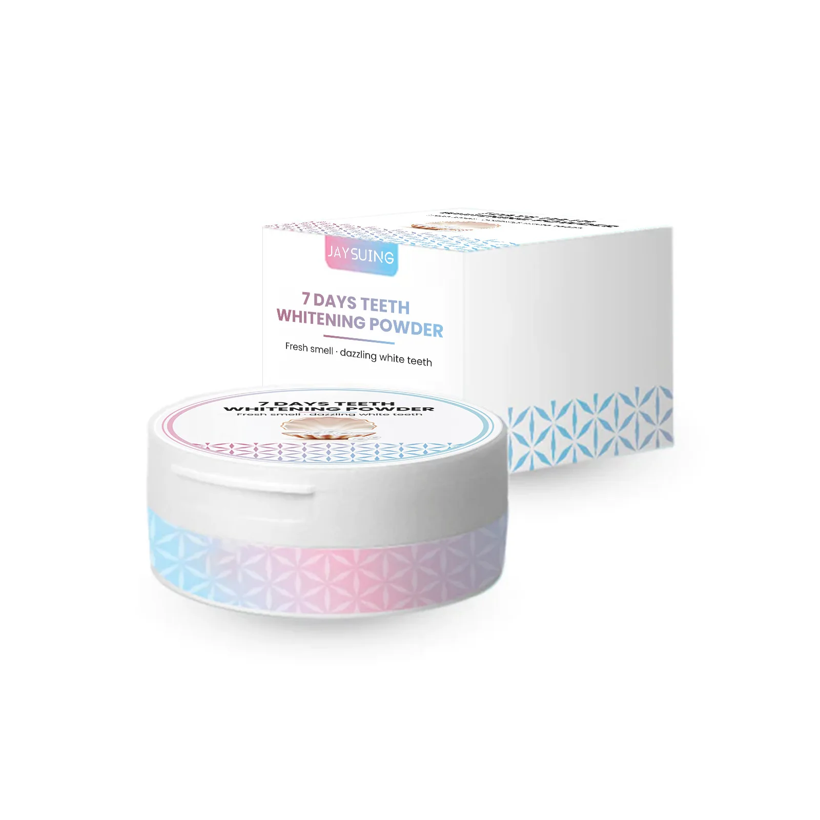 Jaysuing OEM ODM Best Seller Seven Day Fresher Breath Oral Hygiene Cleaning Teeth Whitening Powder