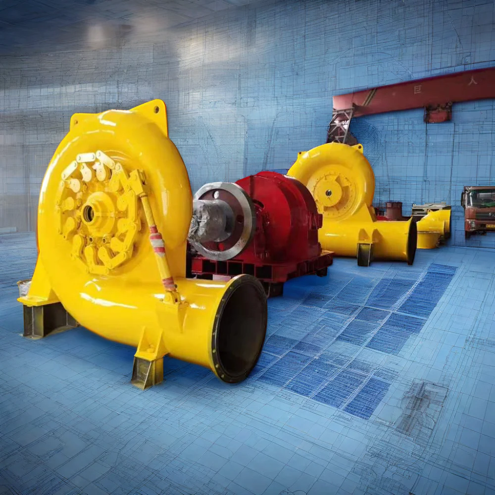 High-Efficiency 5000KW Mini Hydro Turbine Stainless Steel Francis Type Water Power Generator