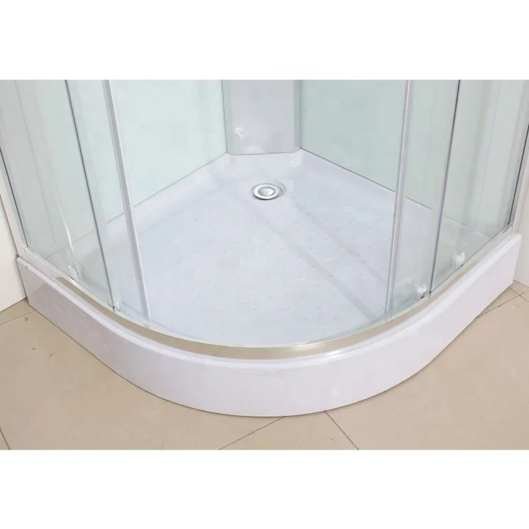 Factory direct sale mat tempered glass bathroom cabin sliding shower cubicle