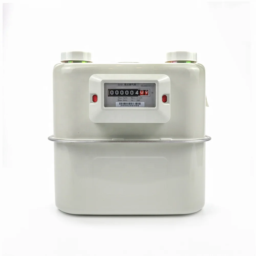 Commercial diaphragm gas meter with steel case G10-G40