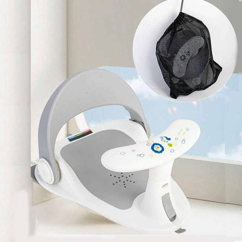 Factory Wholesale Baby Products Bath Seat Trainer Baby Anti Slip Bath Seat For Toddler Adjustable Backrest Bath Seat