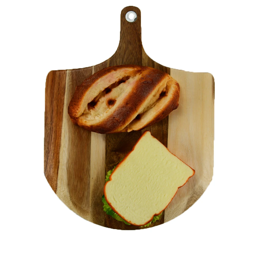 Wooden Pizza Peel - Large Acacia Wood Paddle Board for Serving Pizza