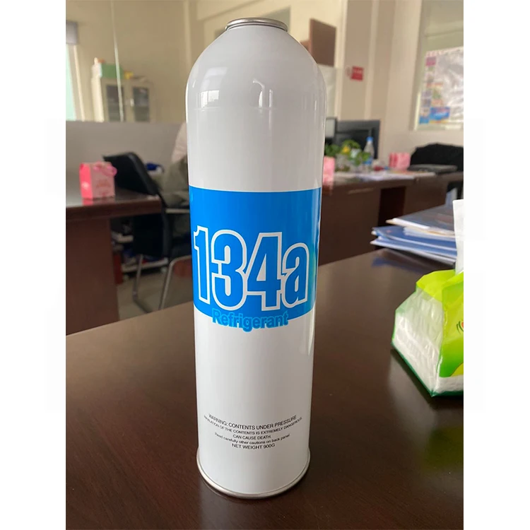 Professional Manufacture 99.9% Purity 13.6kg Gas Cylinder R134a Refrigerant Gas