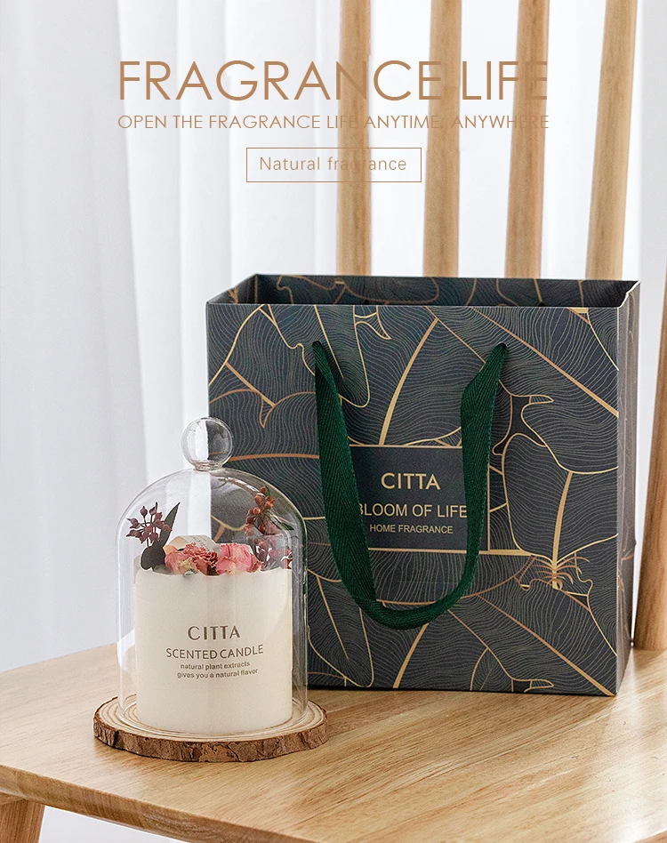 Luxury Scented Candles Soy Wax and Fragrance Oils Aromatherapy Aroma Candles with Glass Custom Bulk Luxury Gift Set Soy Wax