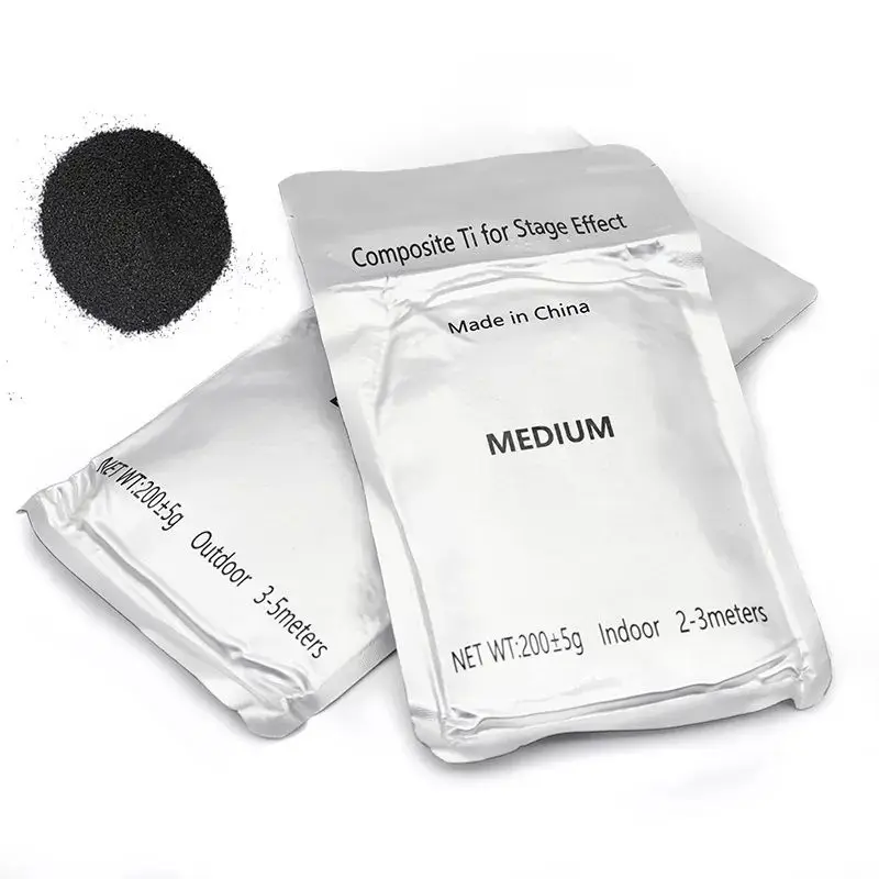 Topflashstar Metal Powder 200G Ti Powder Hot Sell Cold Sparkle Machine Powder High Level Safety