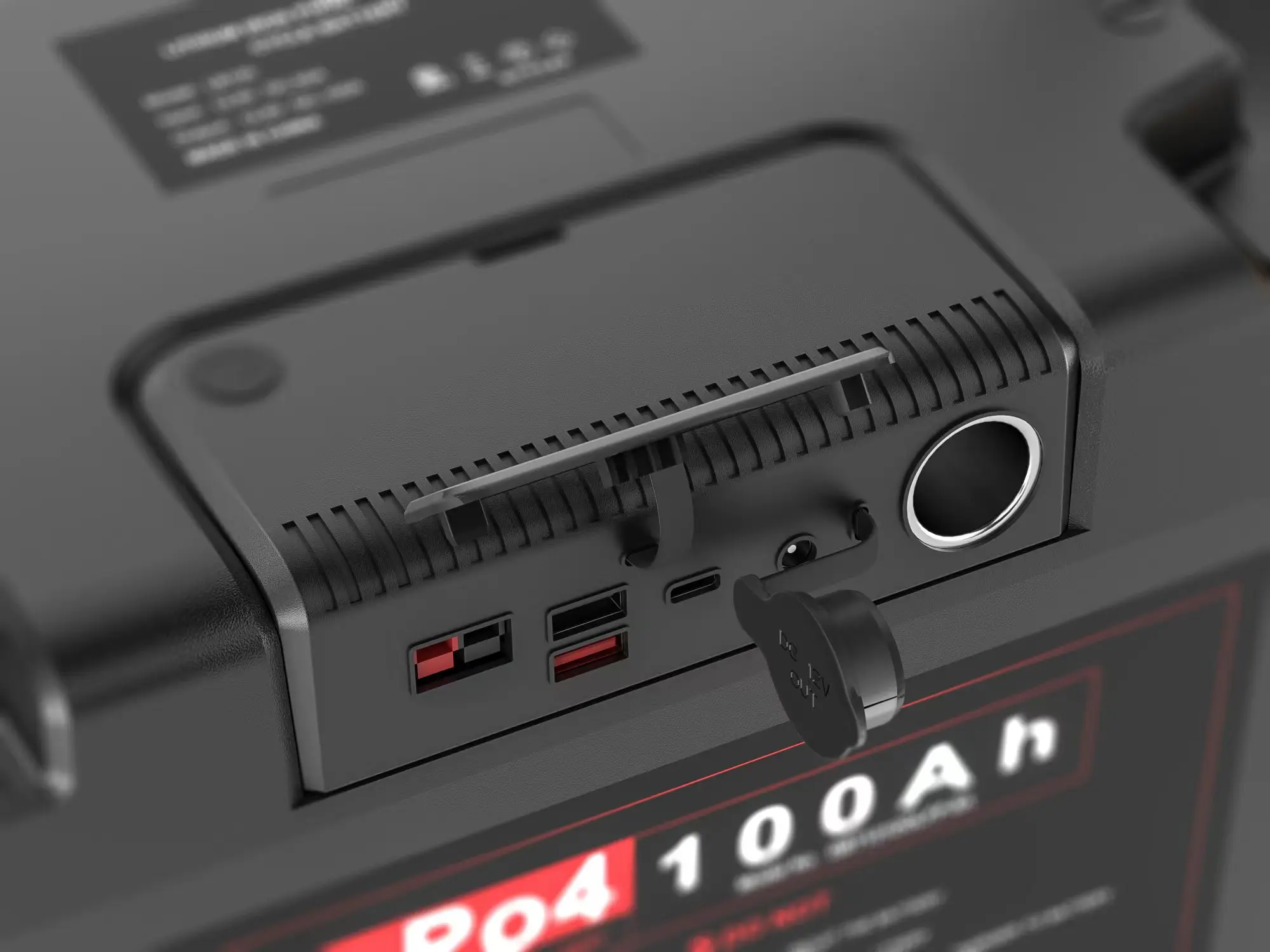 12.8V 100Ah 120ah Lifepo4 Lithium Ion Power Station Battery Pack with HUB for Trolling Motor Boat Fridge laptops