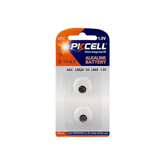 Аккумулятор PKCELL ag4 l626 lr66 377a для часов 10 шт. в упаковке