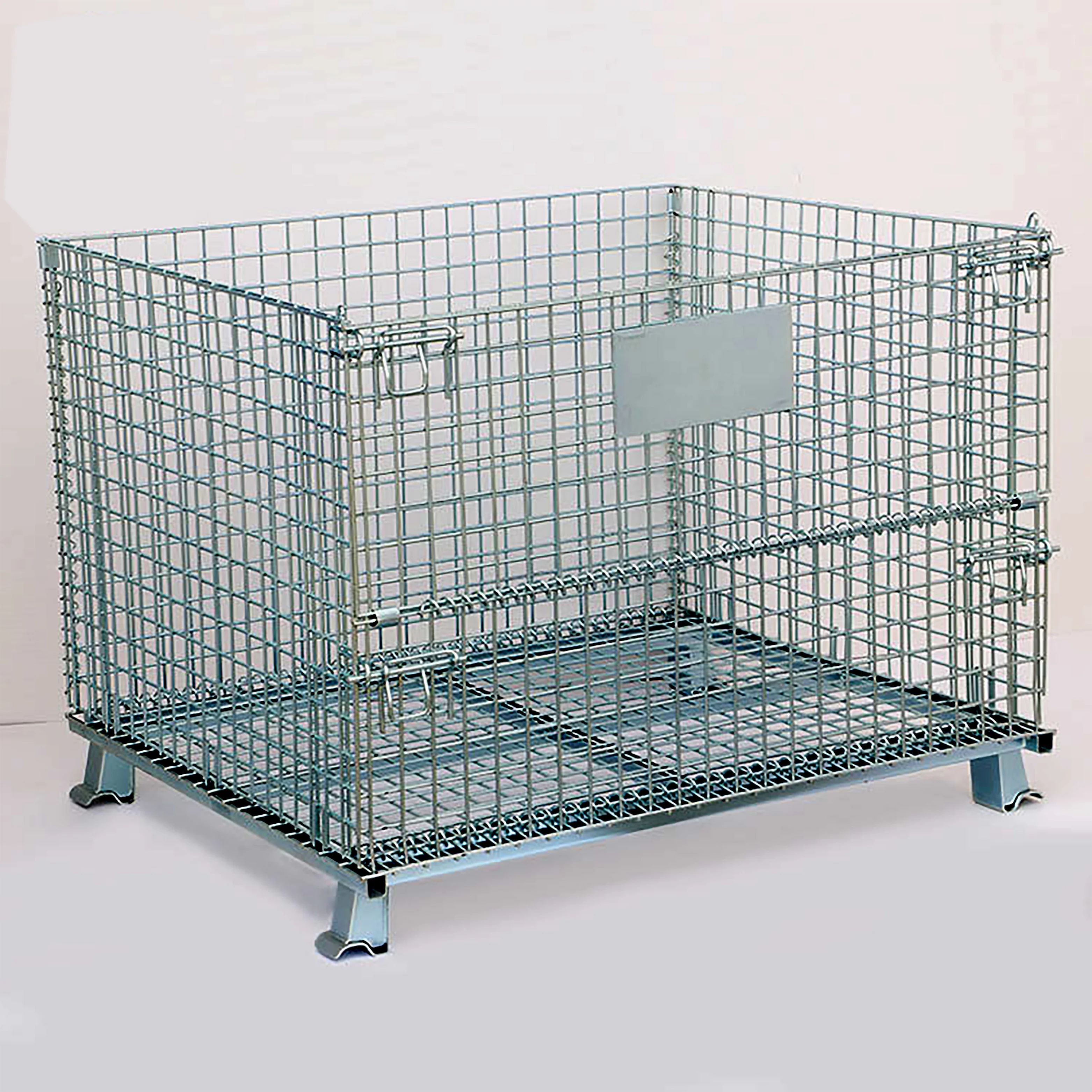 Logistic Recycling Industry Wire Heavy Duty Storage Cage Warehouse Storage Cage