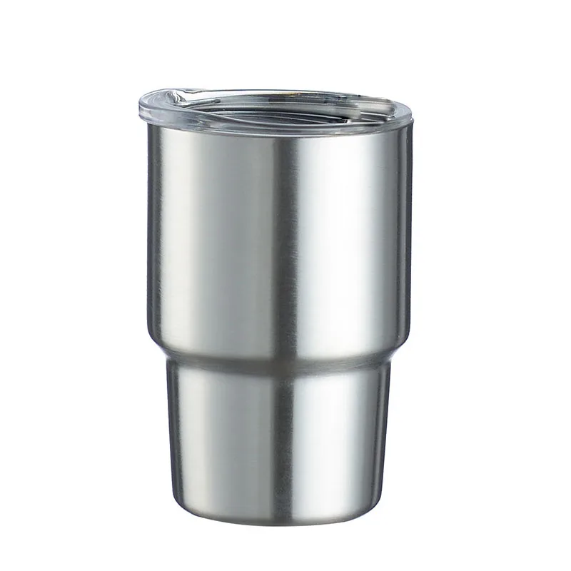 SUS 304 Vacuum Keep Cold Travel Wine Cups 2 oz Mini Car Silver Metal Shot Wine Convenient Party Drinks Cup