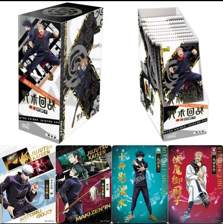 Kawou подлинные коллекционные карты Jujutsu Kaisen BP MR UR Satoru Gojo Itadori аниме TCG настольная карточка бустер коробка для детских игрушек подарок