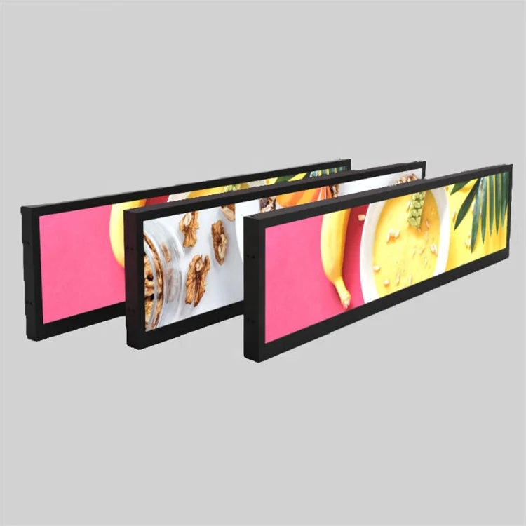 cosun android bar lcd panel oray shelf edge display supermarket led led shelf video display screen