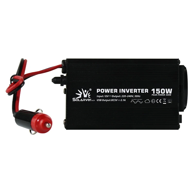 Mini Car Inverter 150W 12V To 220V,Car Power Inverter Dc12V To 220Vac 230Vac 240Vac