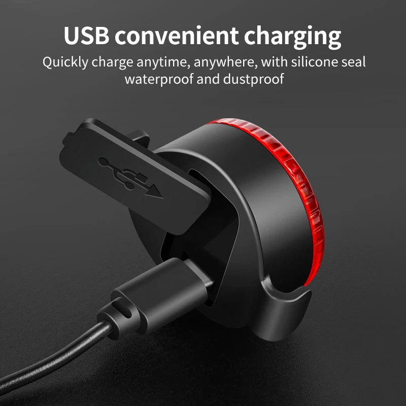 Лидер продаж супер яркий круглый задний фонарь для велосипеда 3ld с Usb-зарядкой ночной езды предупреждающий свет аксессуары