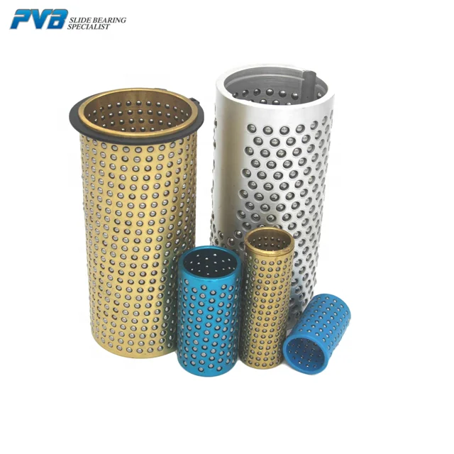 
Plastic sleeve bearing, ball retaining bearing, ball cage bush 